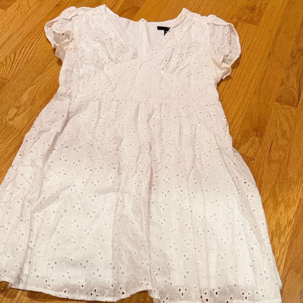 White Eyelet Dress